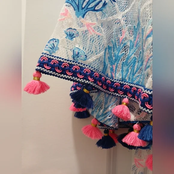 NWT Lilly Pulitzer Coral Romper - Picture 4 of 13